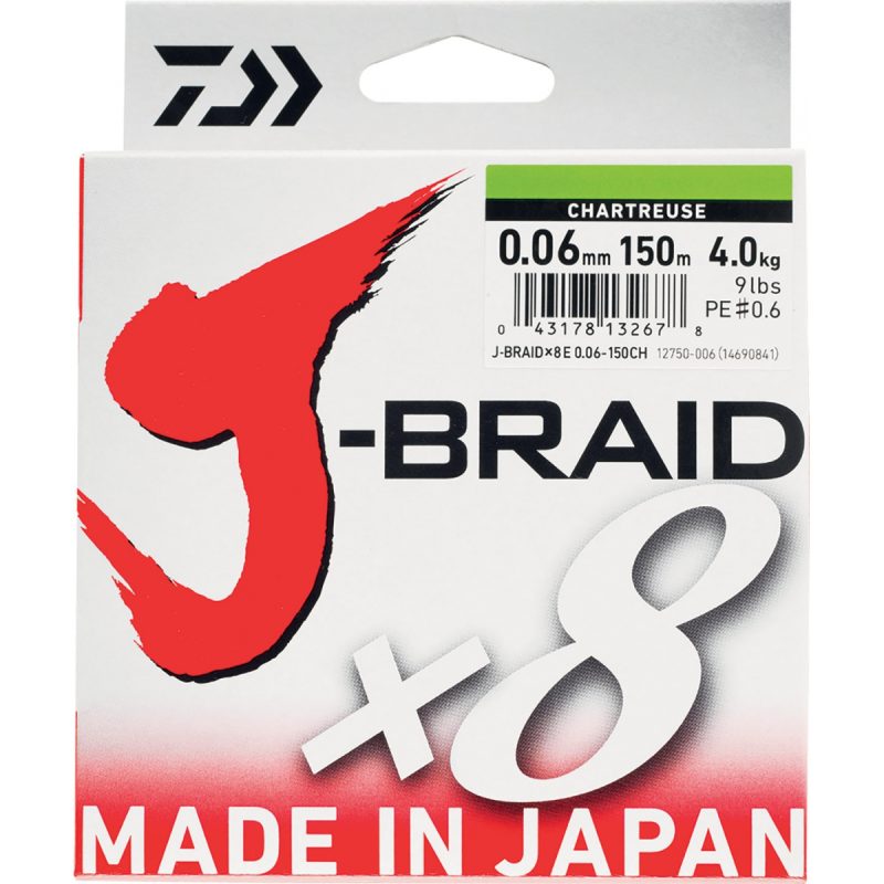 Línea Trenzada Daiwa J-Braid x8